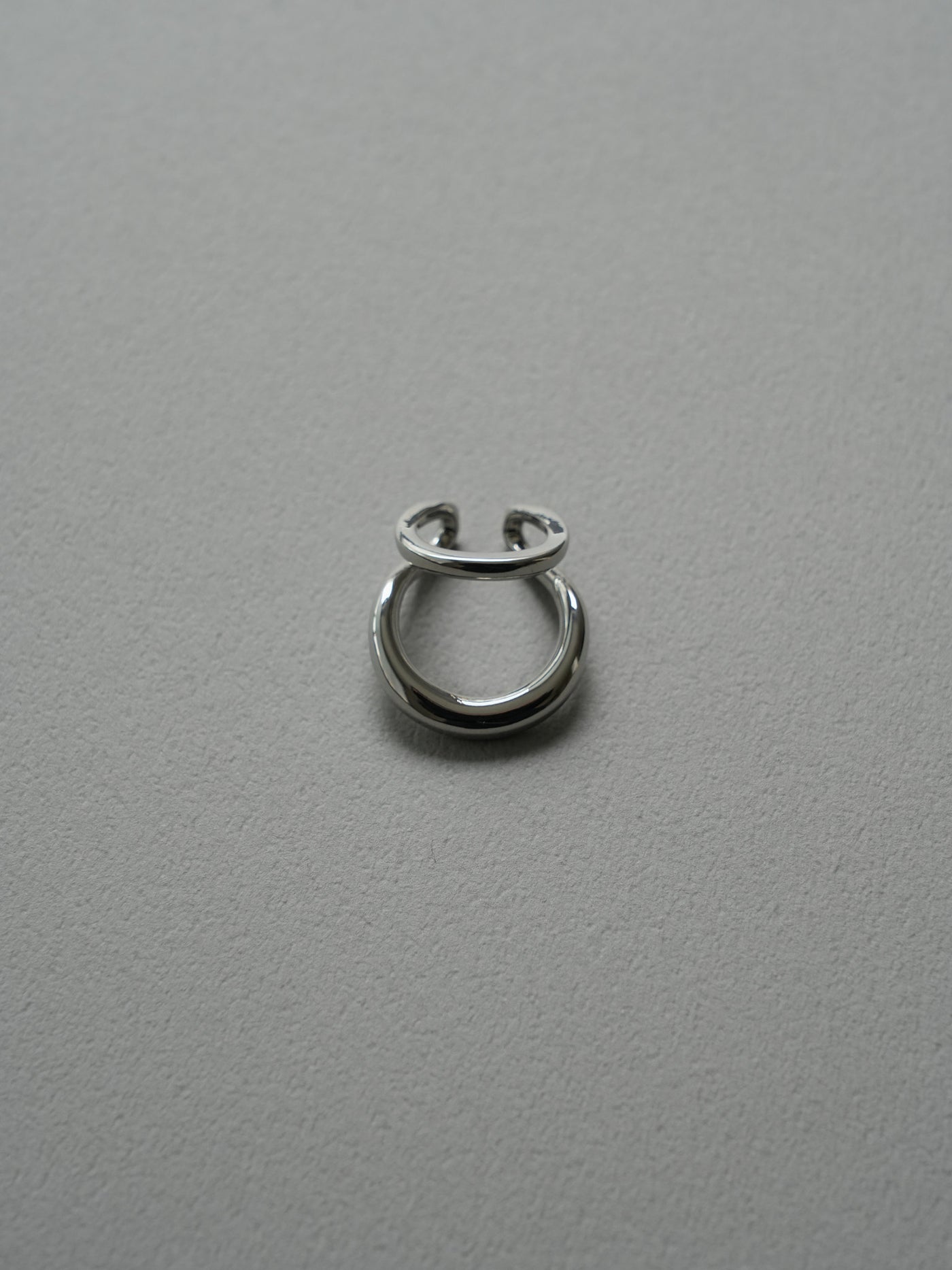double hoop ear cuff