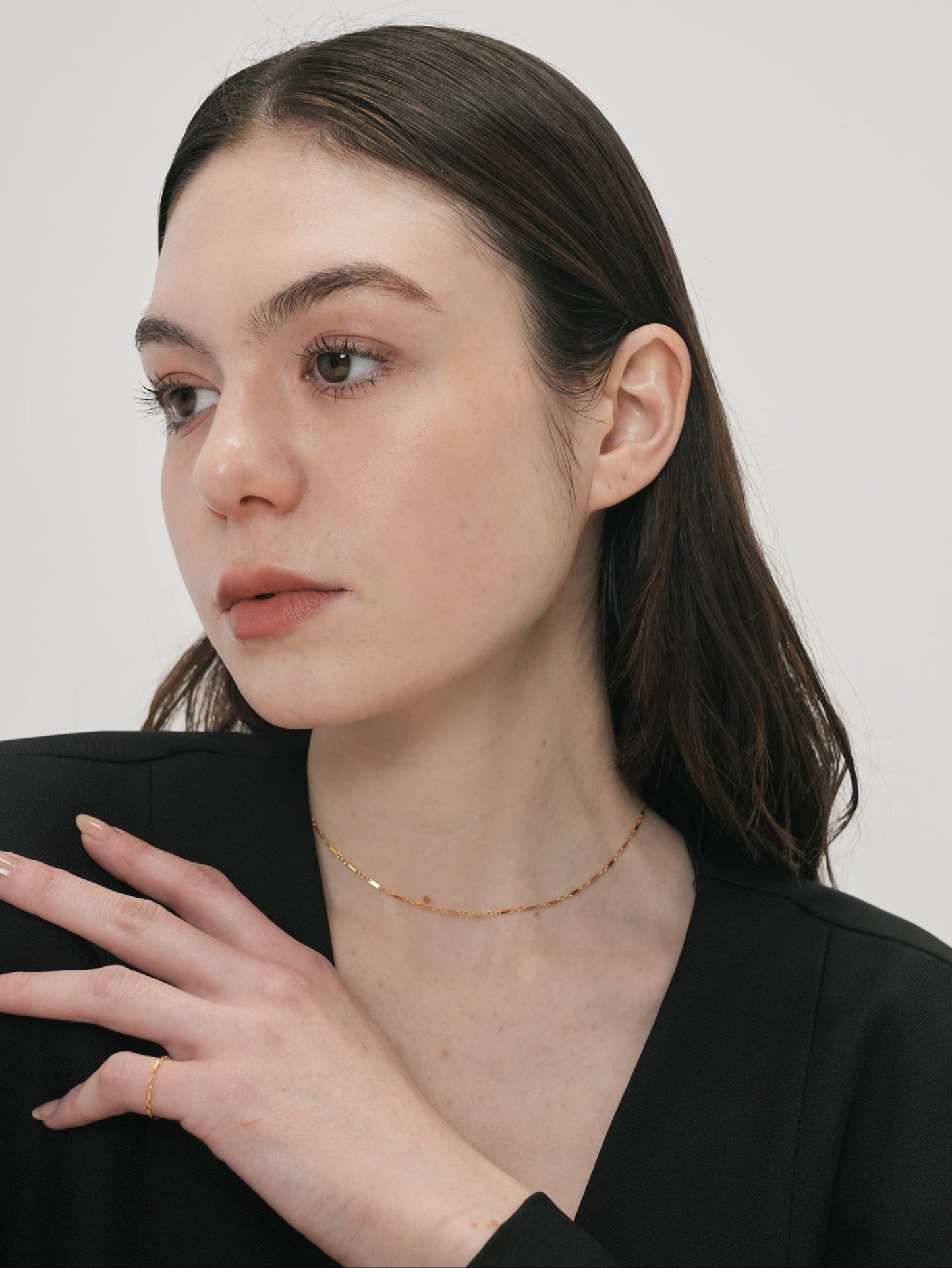 14KGF ネックレス 大人上品 レディース LENERA サイズ感