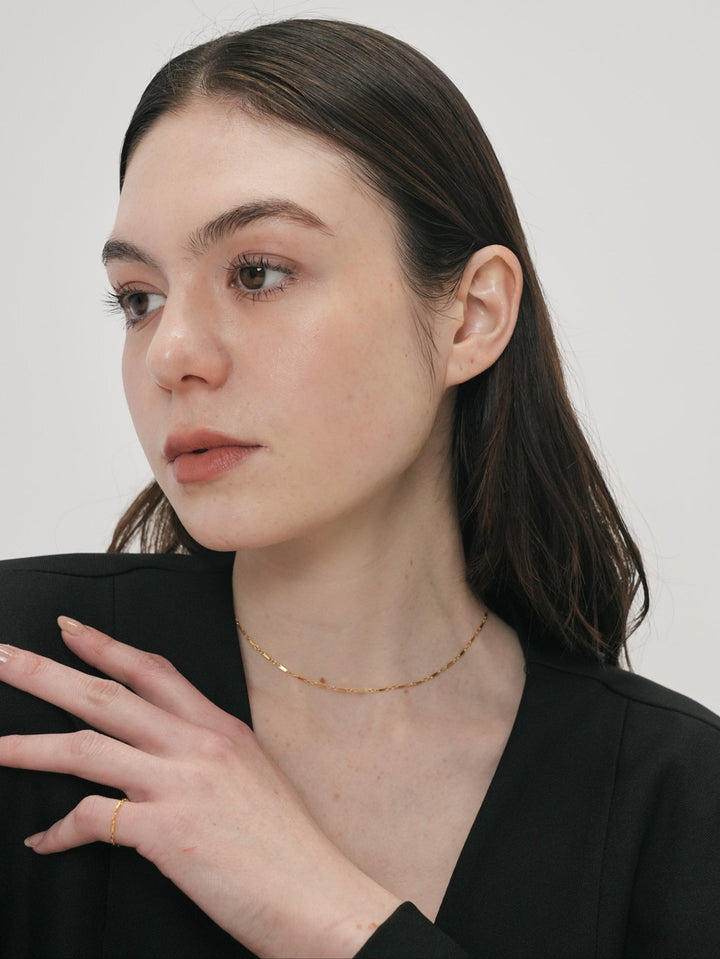 plano necklace / 14kgf