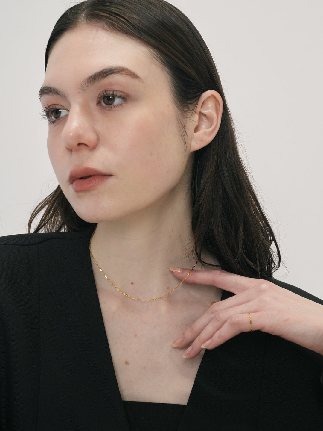 plano necklace / 14kgf