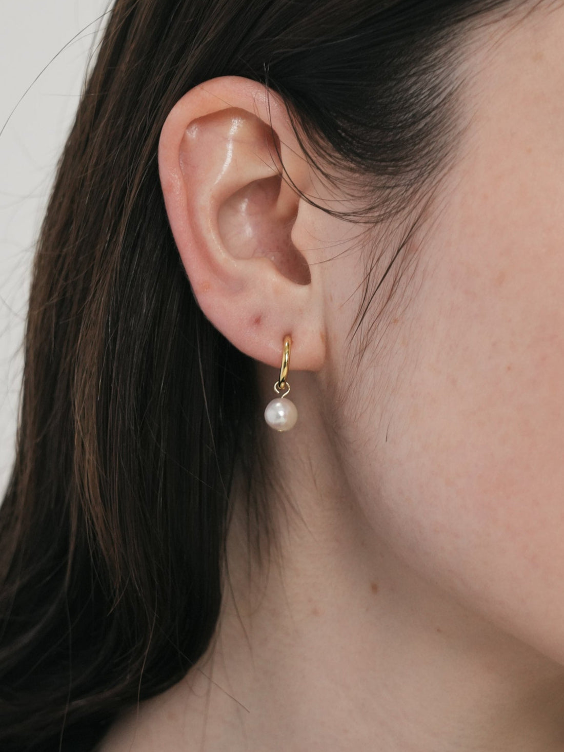 淡水パール ピアス 大人上品 レディース LENERA サイズ感