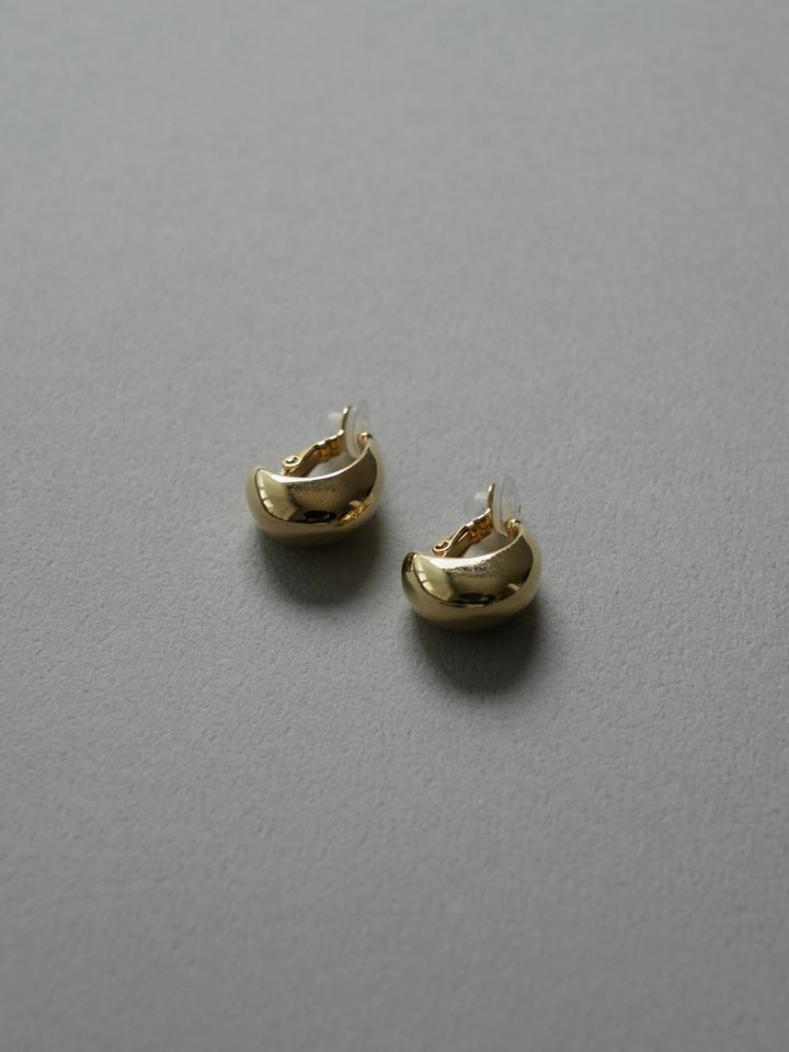 half moon earring