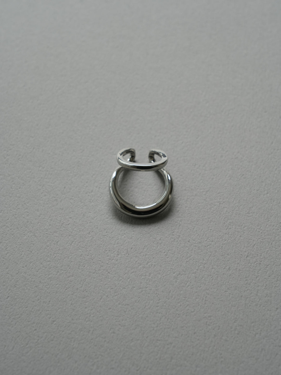 double hoop ear cuff