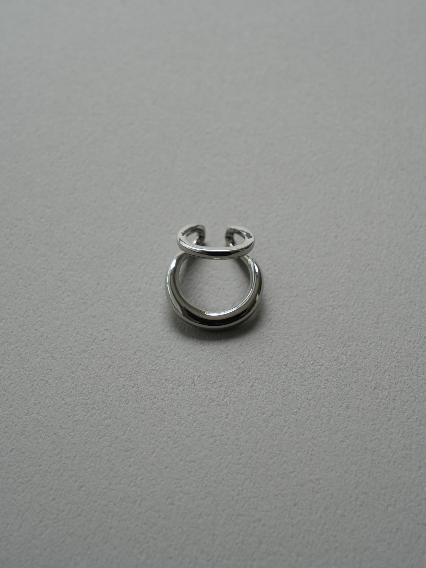 double hoop ear cuff