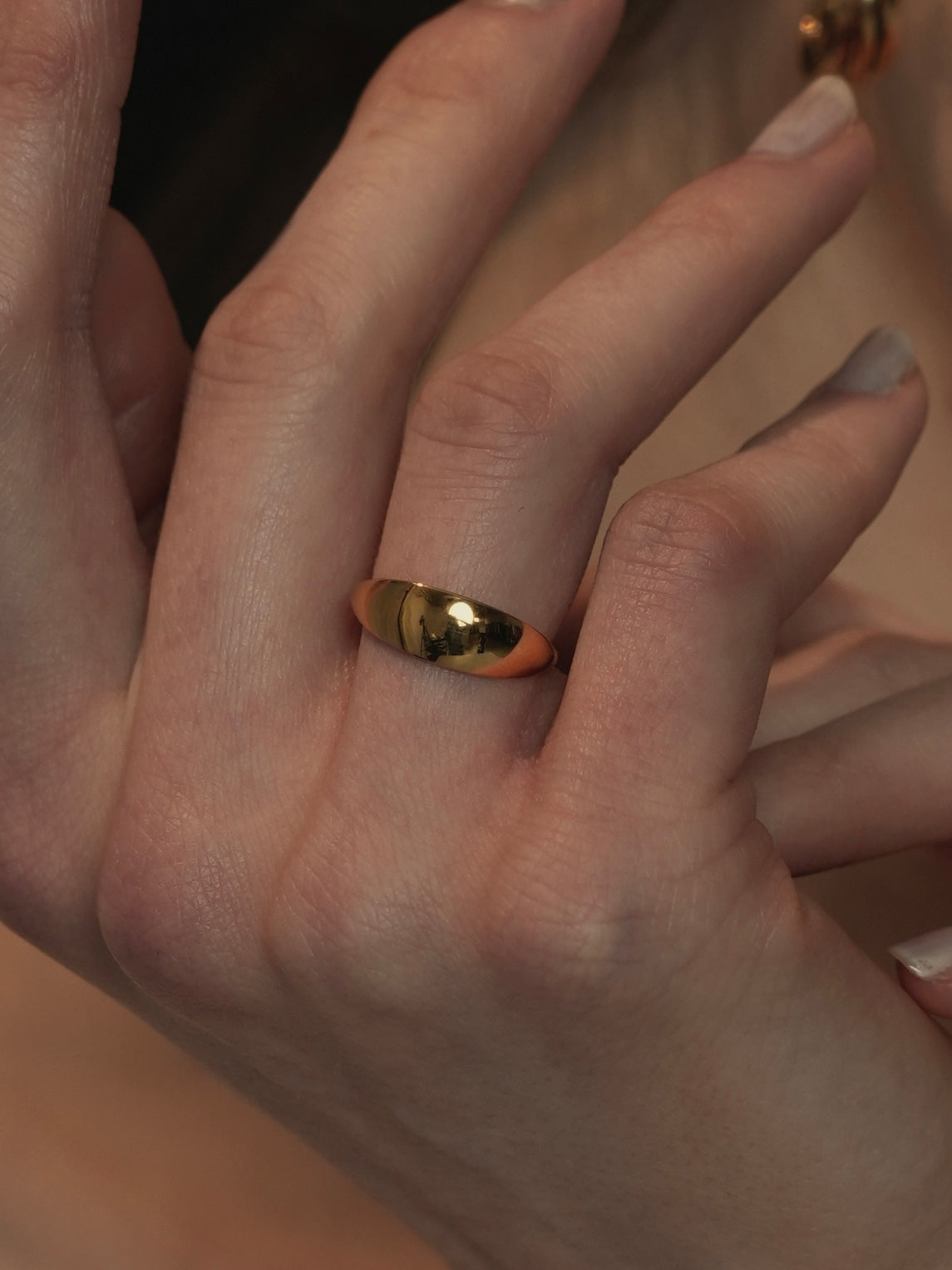 サージカルステンレス リング 金属アレルギー対応 レディース LENERA カラー