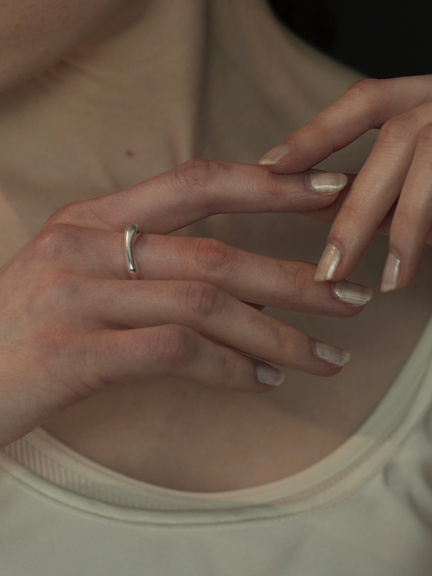 flat curve ring