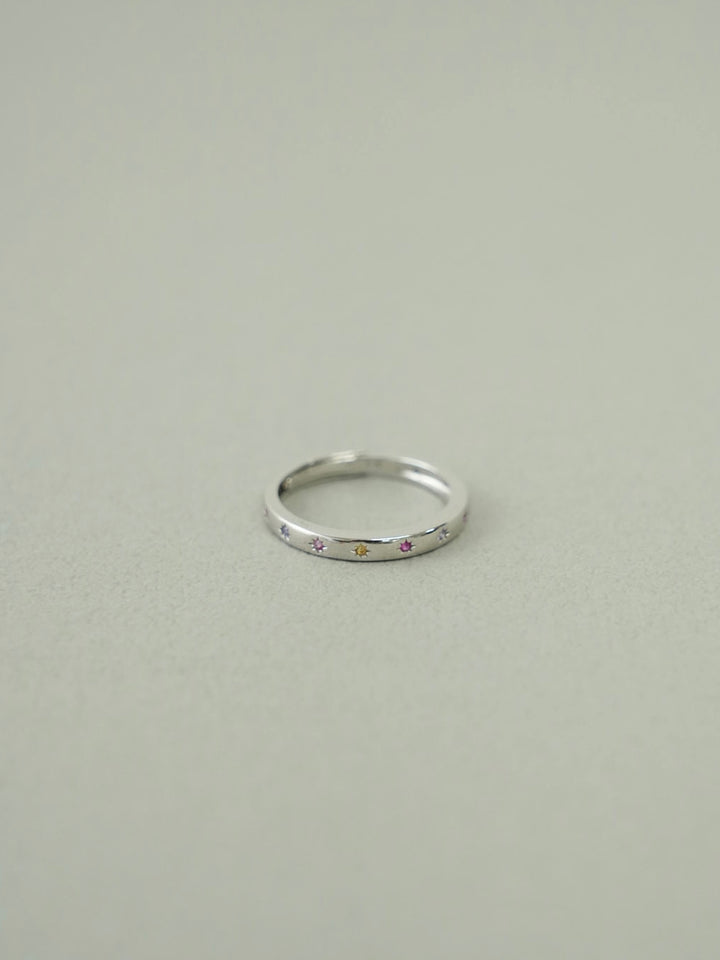 flower stardust ring