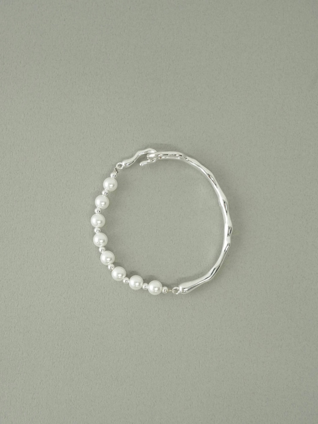half pearl bangle