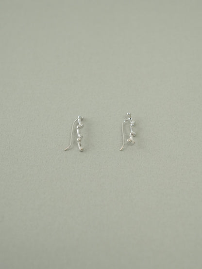 シルバー925 ピアス 金属アレルギー対応 レディース LENERA サイズ感