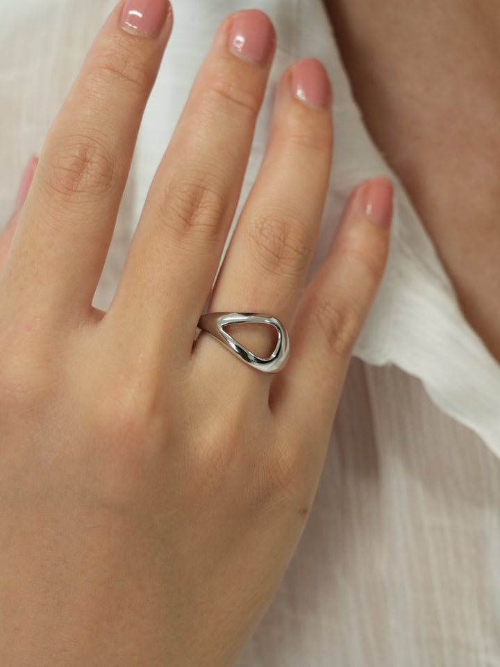 open triangle ring