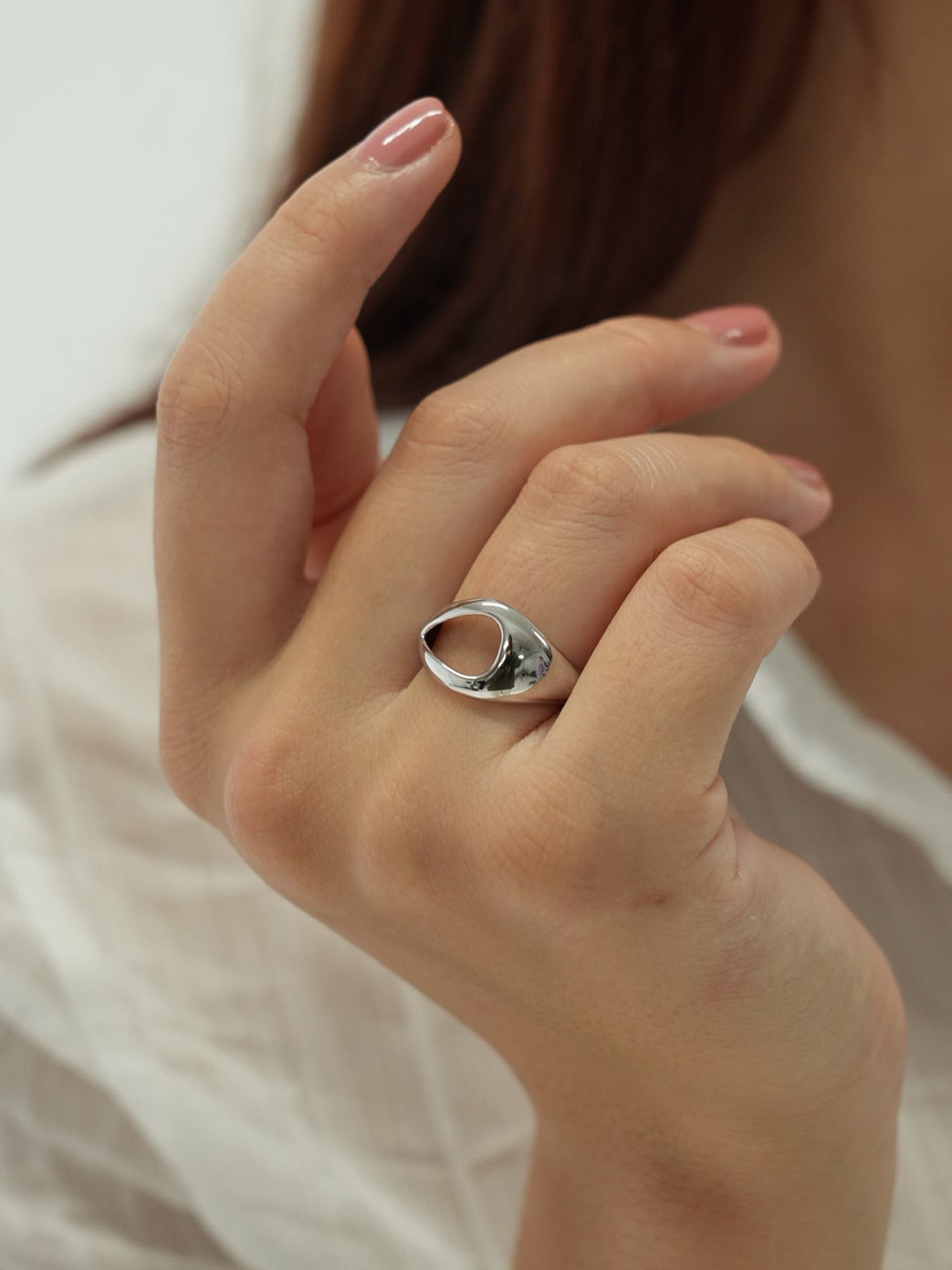 シルバー925 リング 金属アレルギー対応 レディース LENERA ディテール