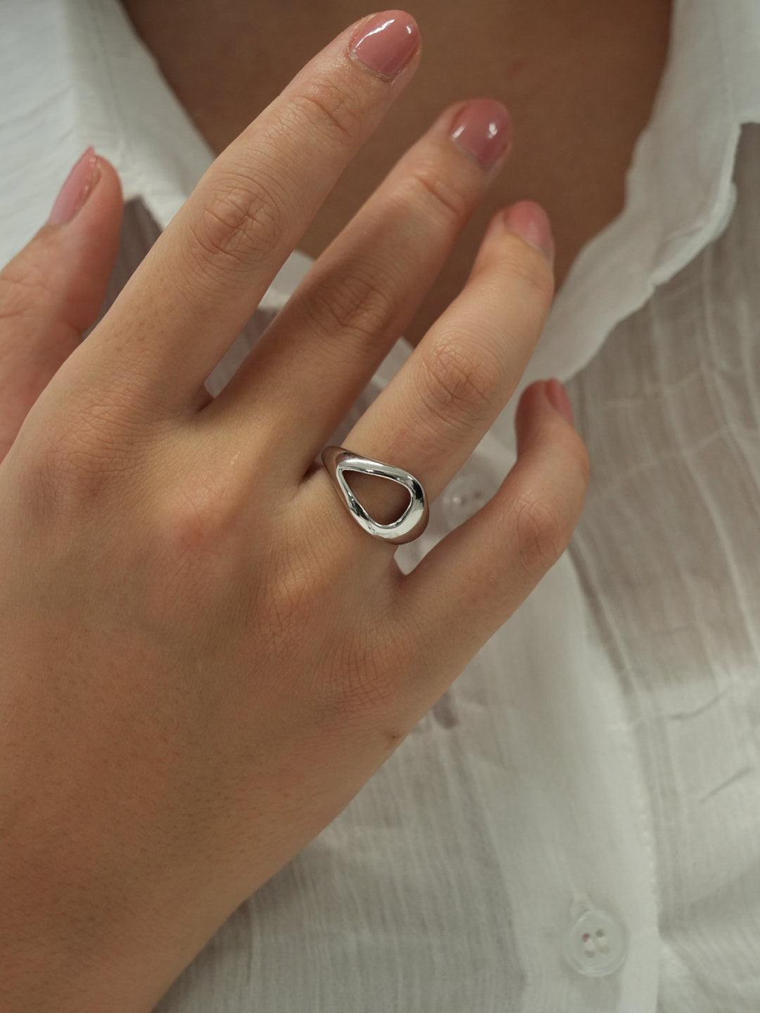open triangle ring