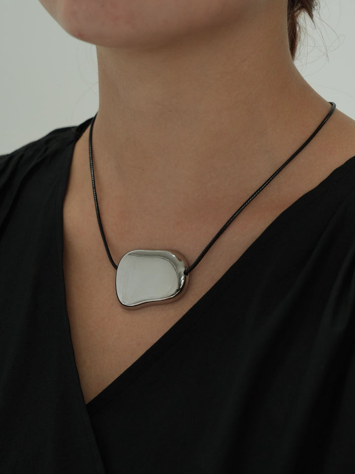 organic metal necklace