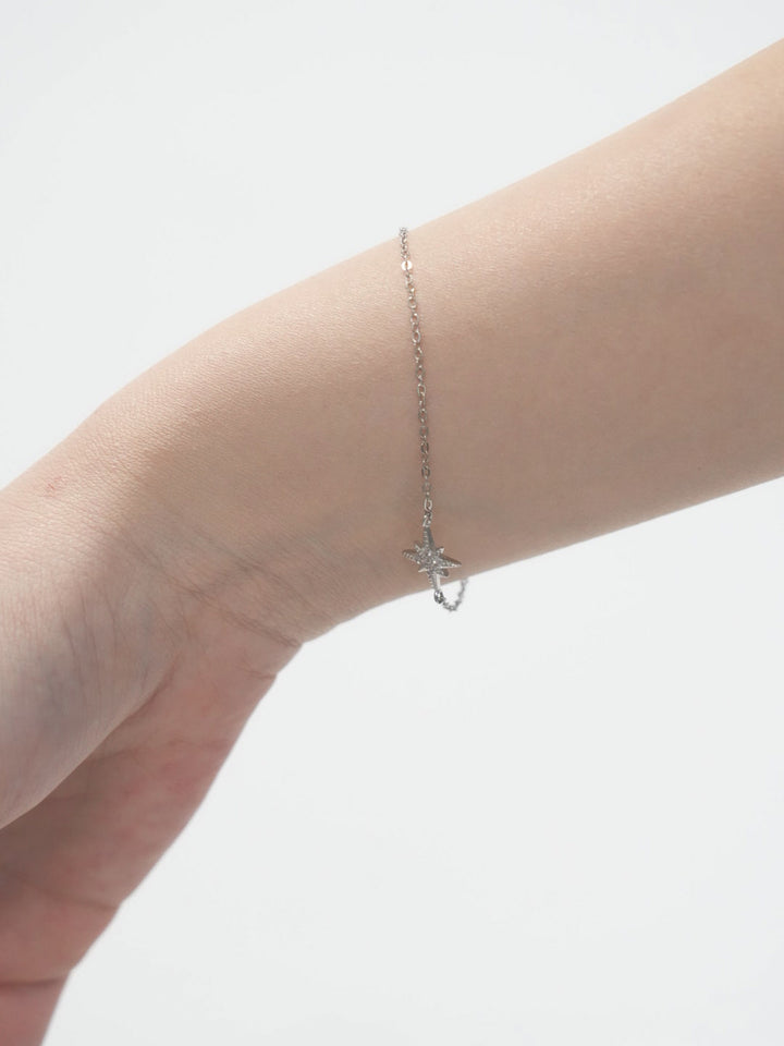 frosted starlace bracelet