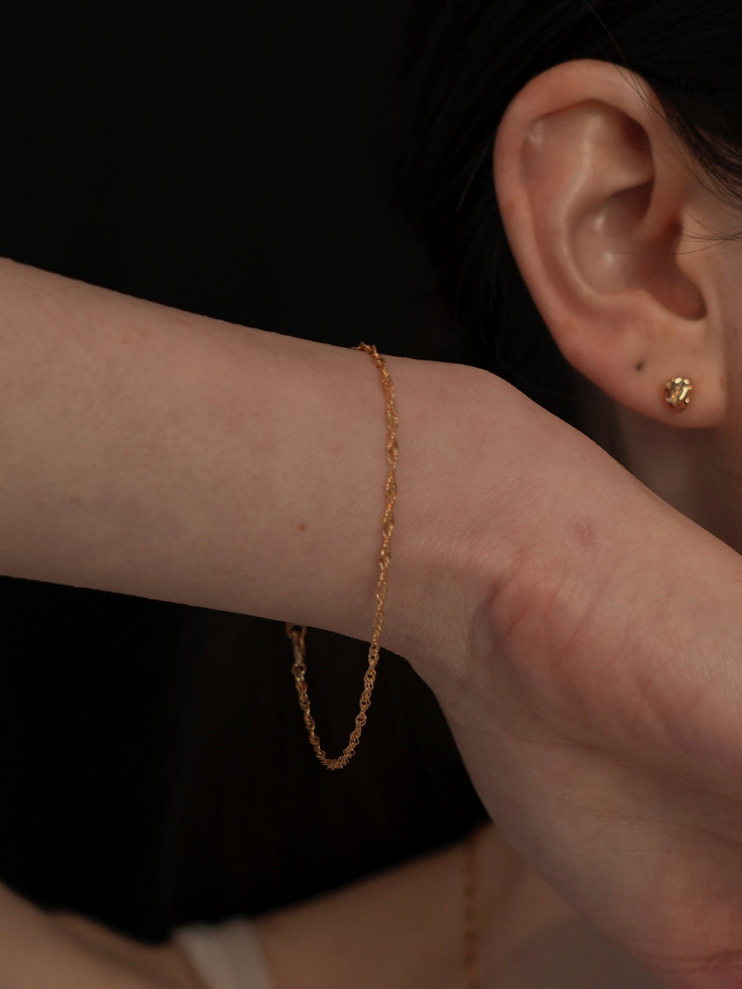 oli chain bracelet ( sparkle )