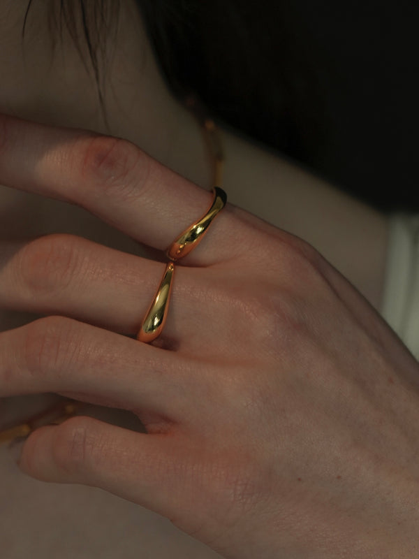 flat curve ring