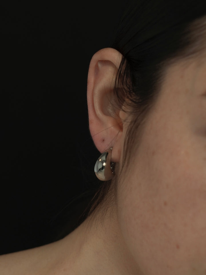 half moon earring