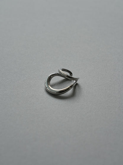 double hoop ear cuff