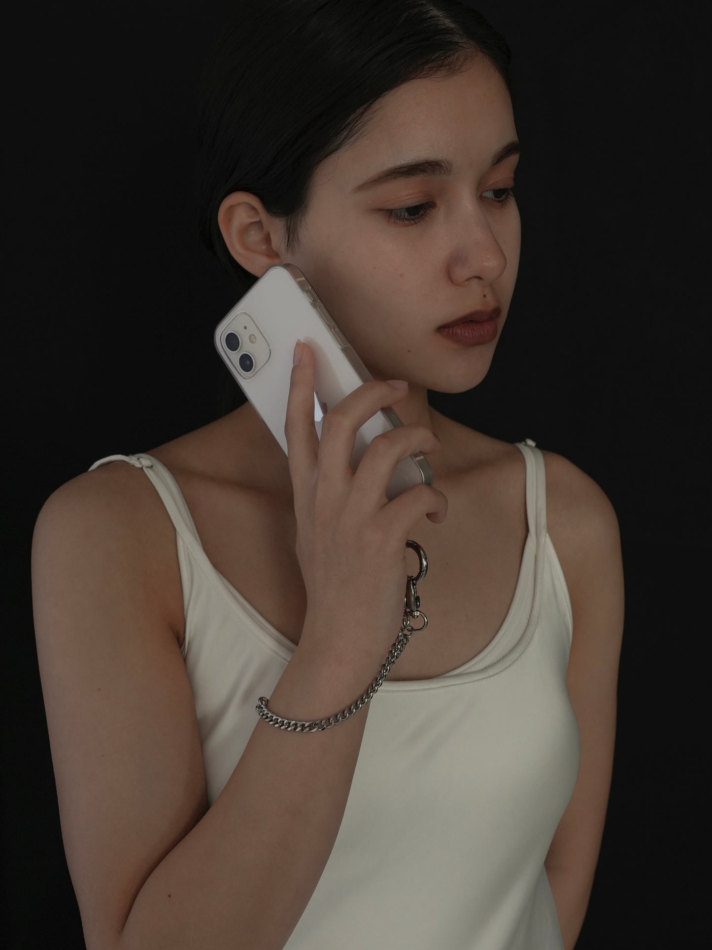 スマホストラップ 大人 おしゃれ チェーン LENERA ディテール