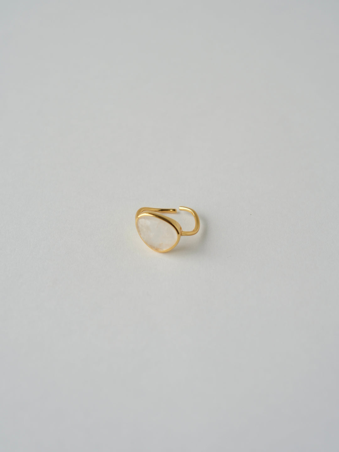ellipse ring(Blanc pur)