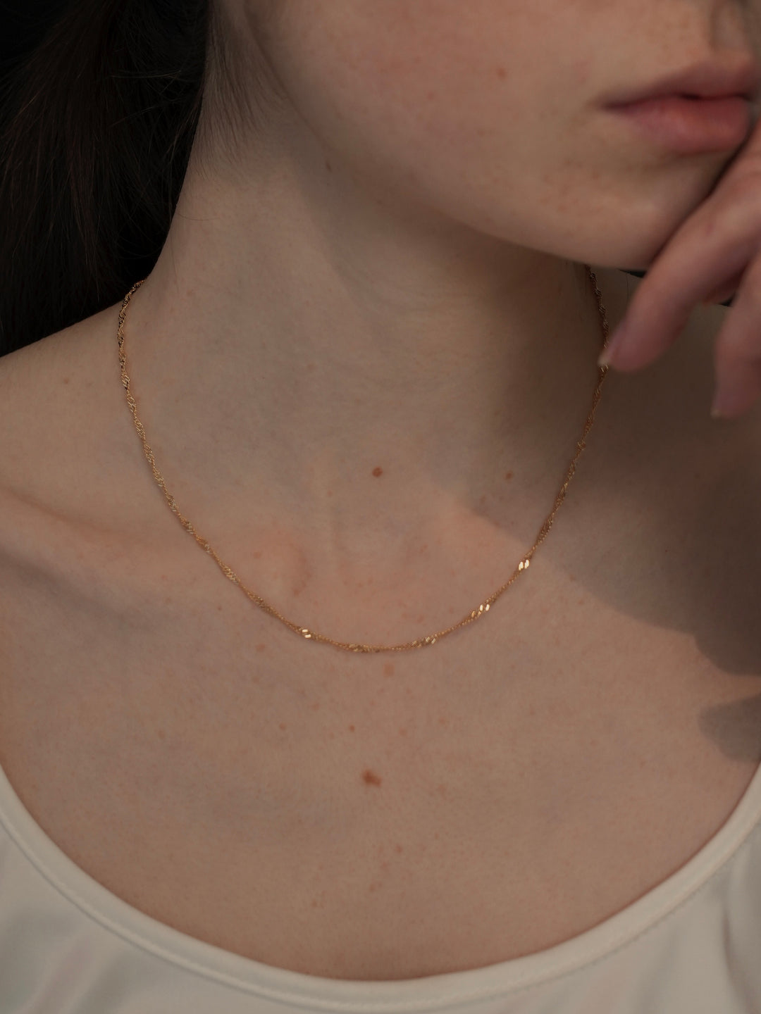 sparkle chain necklace