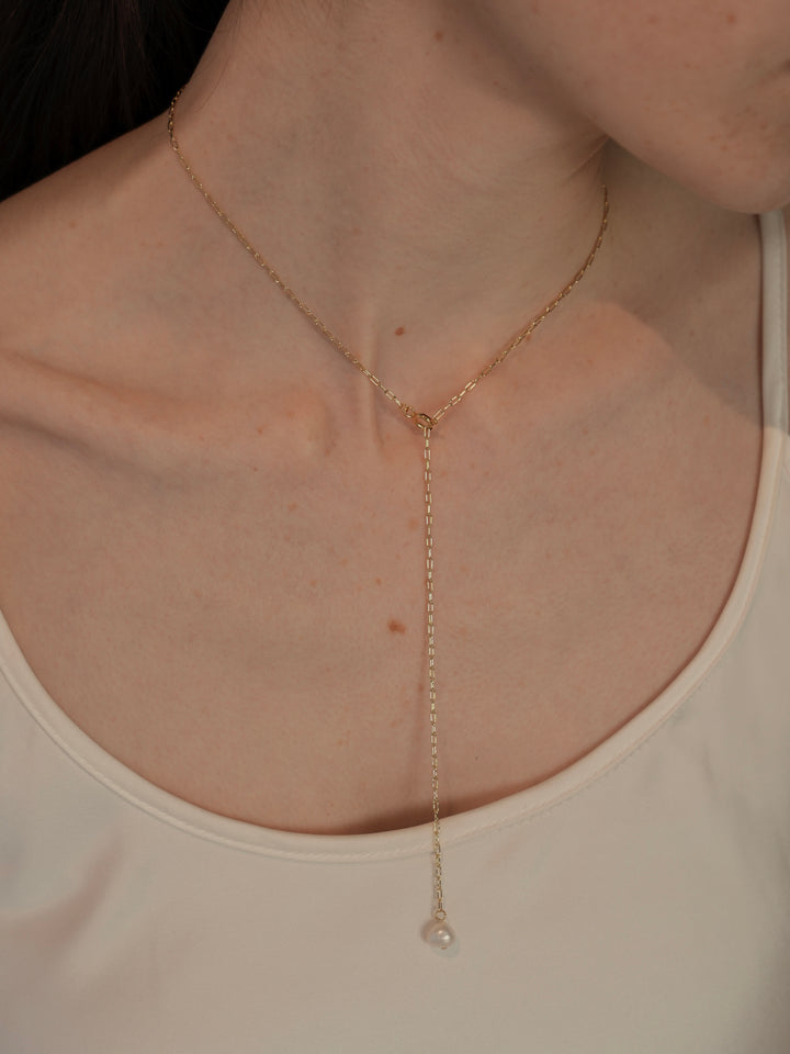 pearl sway necklace - pas -
