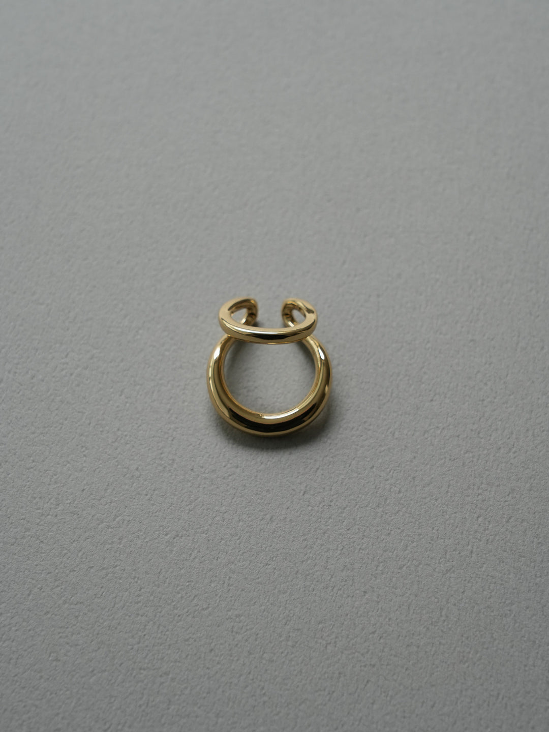 double hoop ear cuff