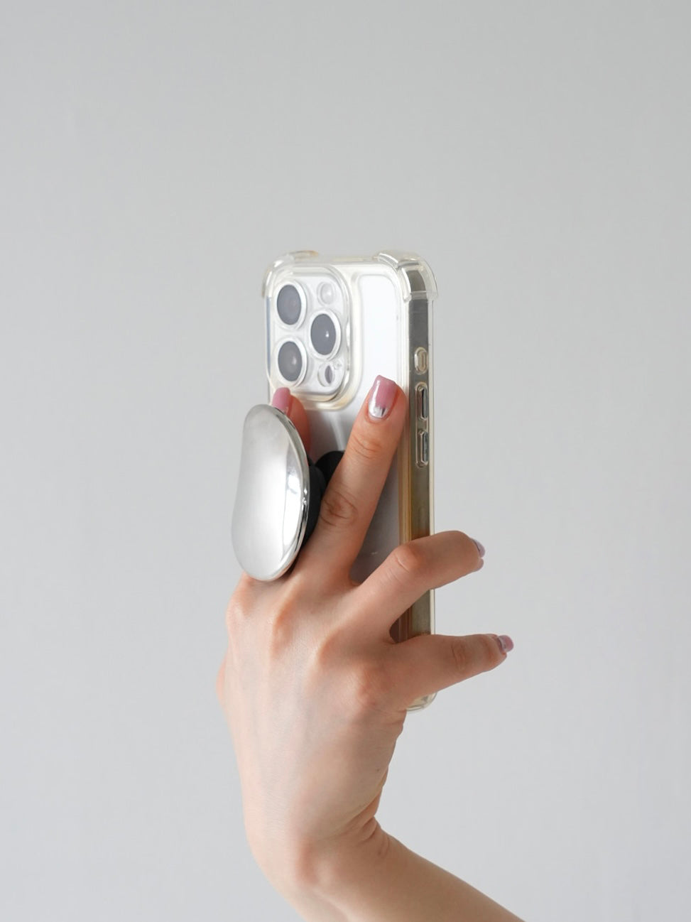 スマホグリップ 大人 おしゃれ チェーン LENERA 素材アップ