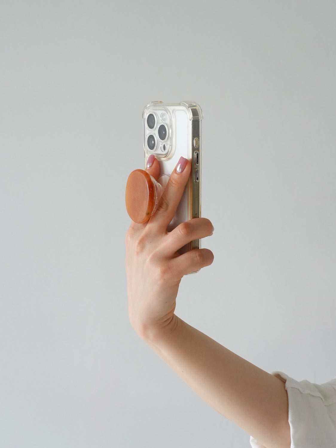 スマホグリップ 大人 おしゃれ チェーン LENERA ディテール