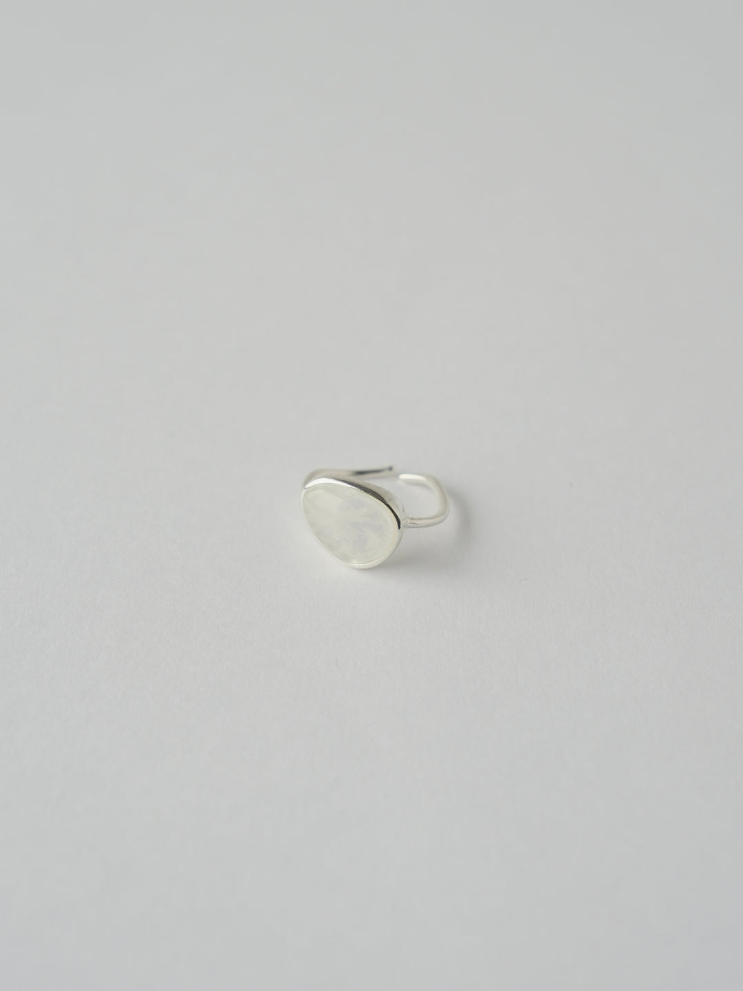 ellipse ring(Blanc pur)