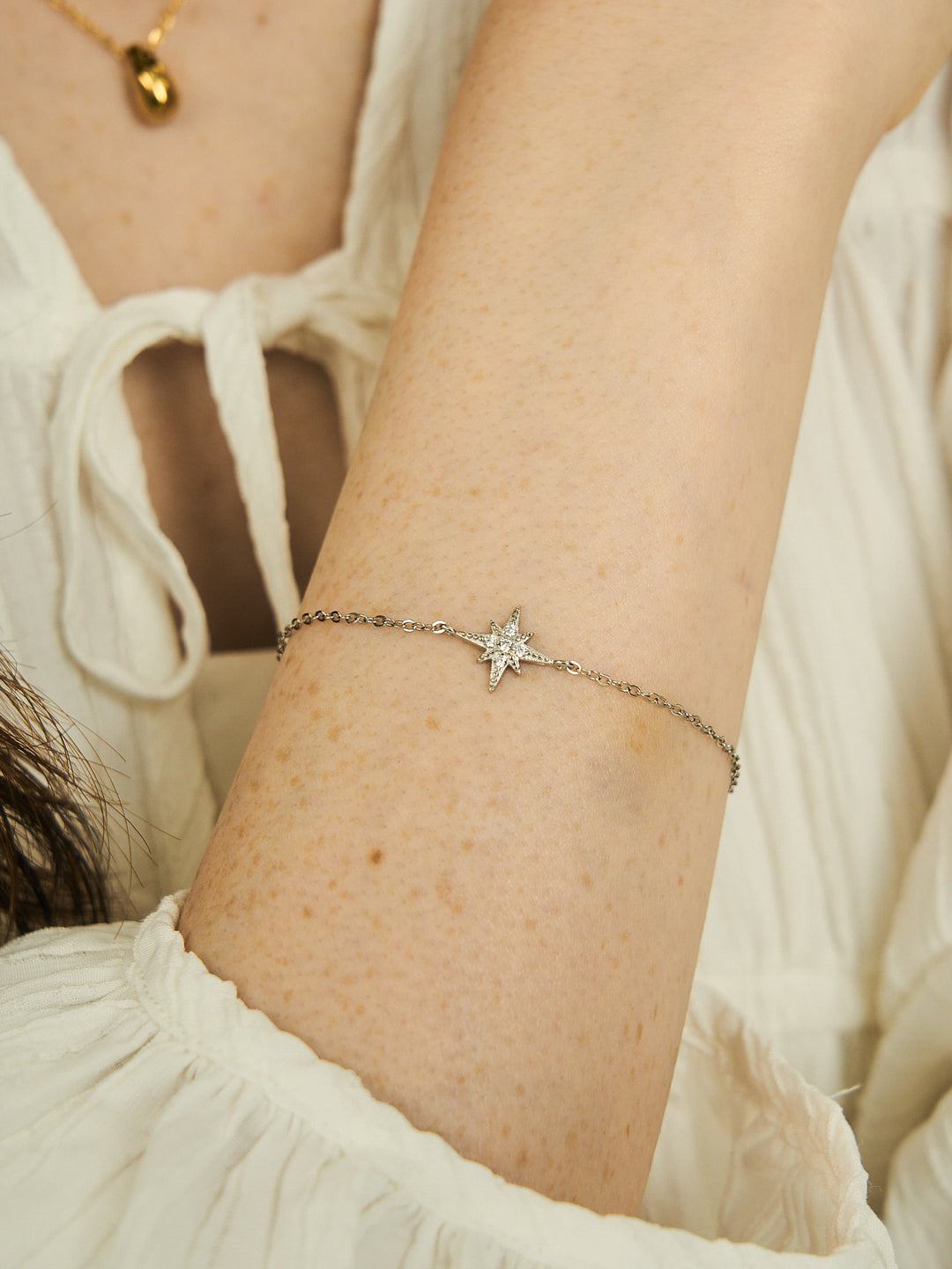 frosted starlace bracelet