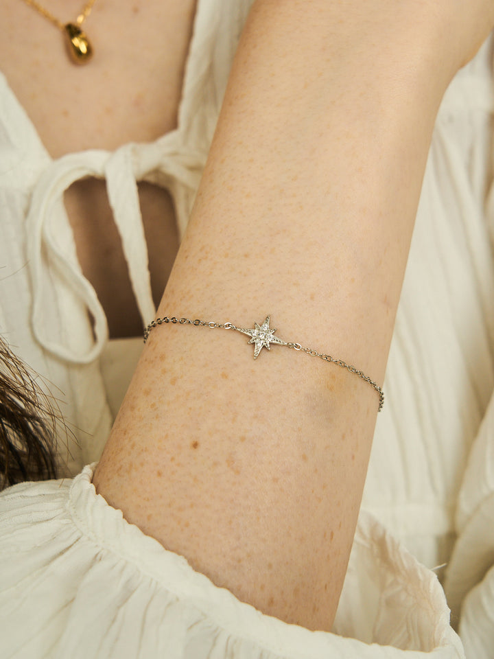 frosted starlace bracelet