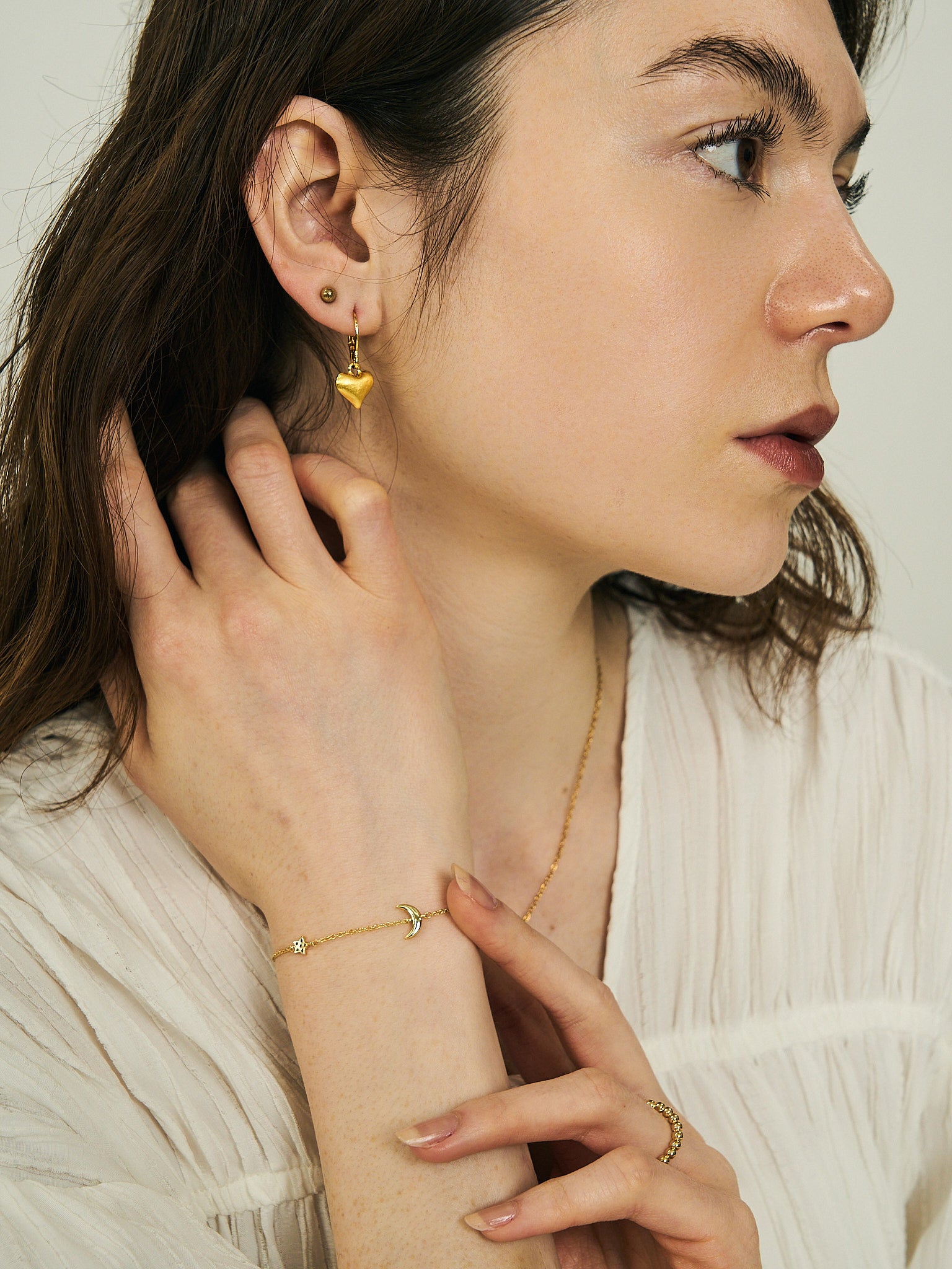 ゴールド ブレスレット 大人上品 レディース LENERA カラー