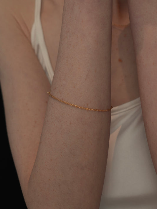 oli chain bracelet ( sparkle )