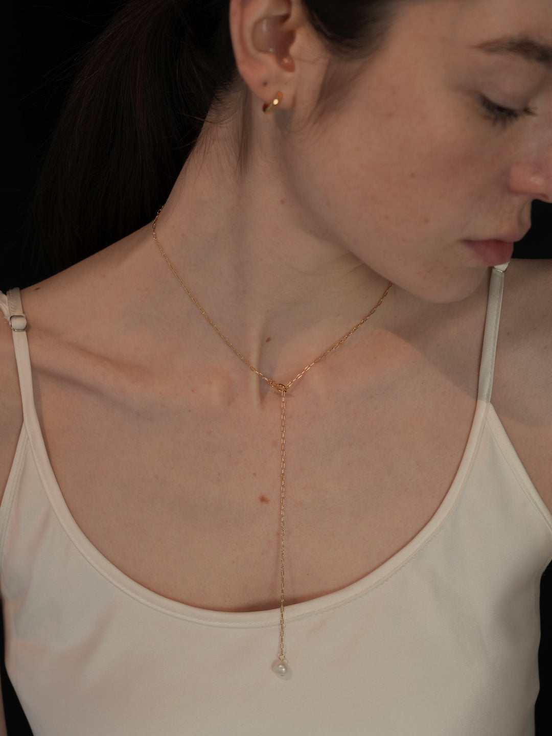 pearl sway necklace - pas -