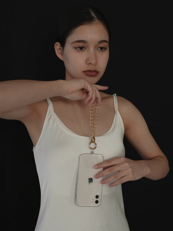 スマホストラップ 大人 おしゃれ チェーン LENERA ディテール