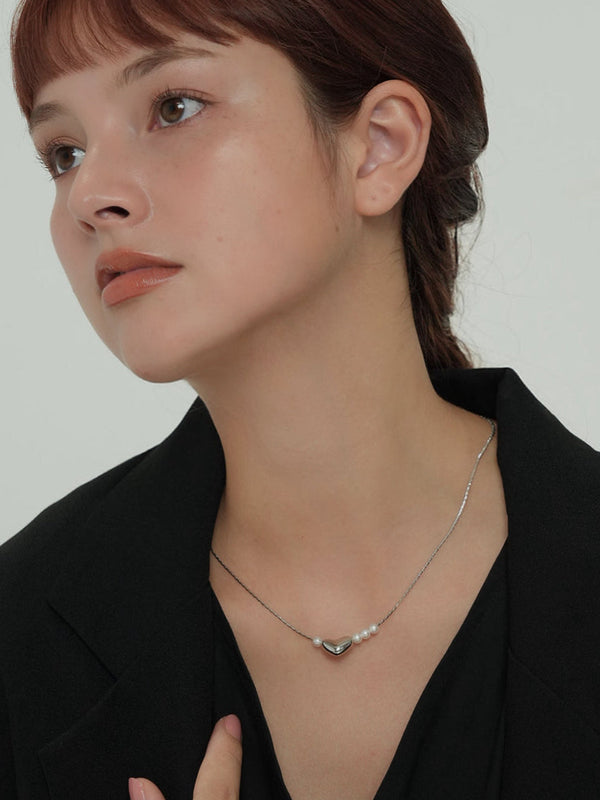 淡水パール ネックレス 大人上品 レディース LENERA サイズ感