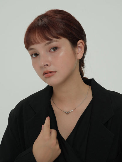 淡水パール ネックレス 大人上品 レディース LENERA ディテール