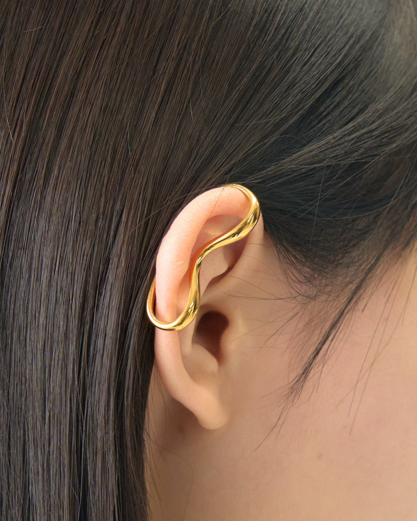 ゴールド イヤーカフ 大人上品 レディース LENERA 素材アップ