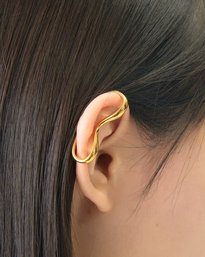 ゴールド イヤーカフ 大人上品 レディース LENERA 素材アップ