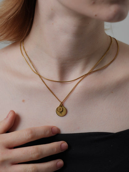 3way coin&ball necklace