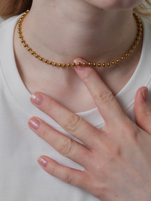 3way coin&ball necklace
